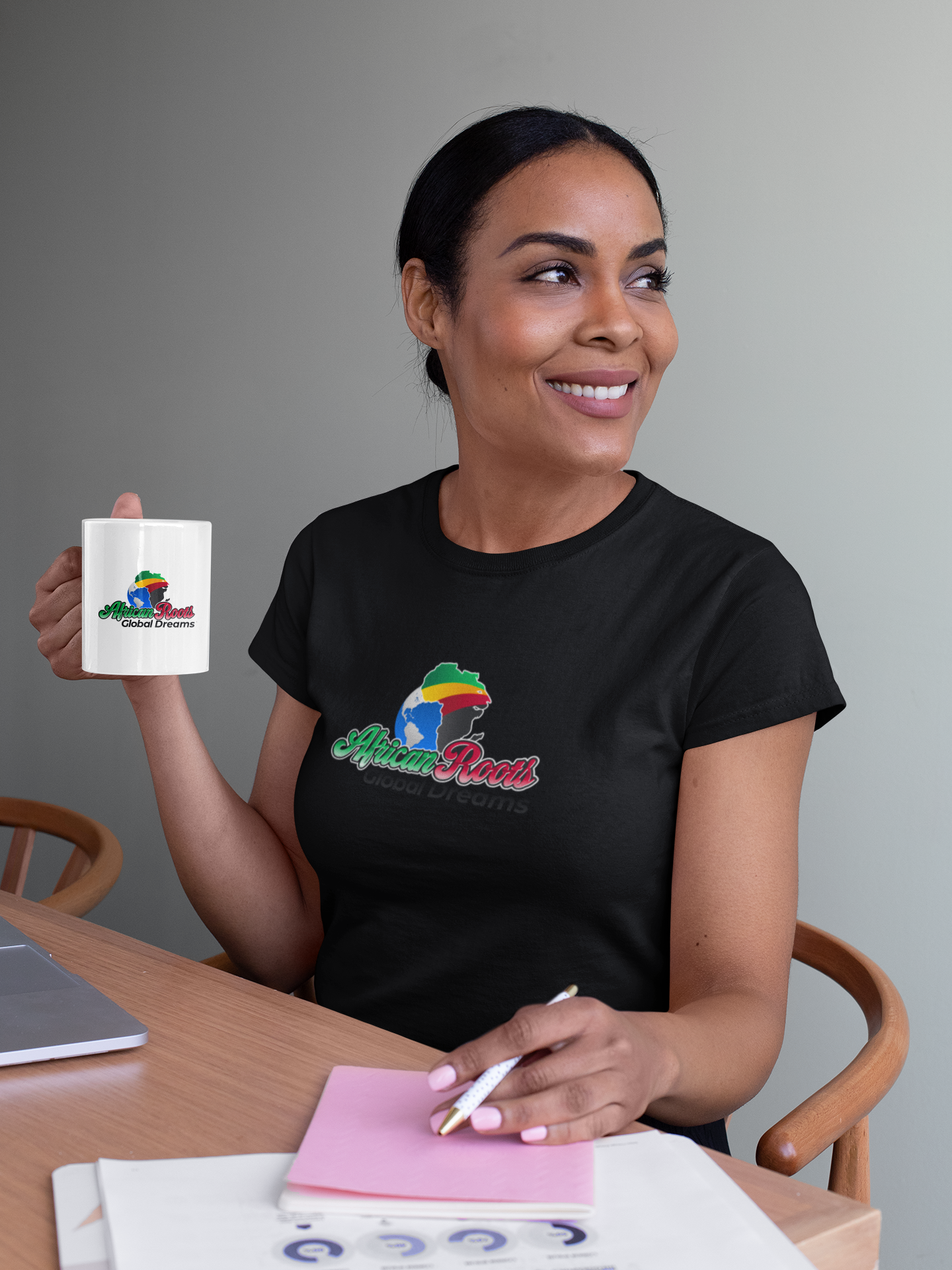 African Roots Global Dreams T-shirt