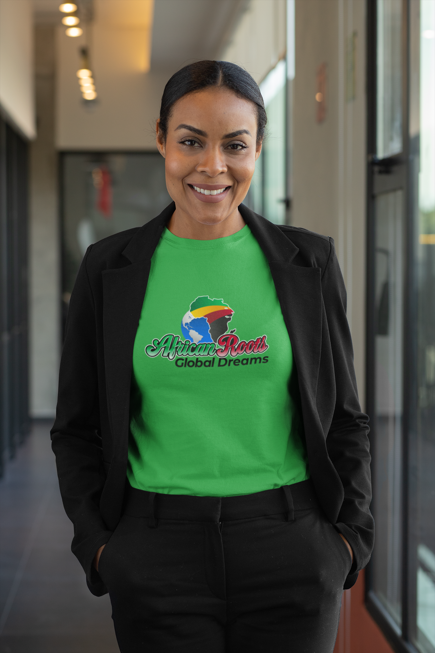 African Roots Global Dreams T-shirt