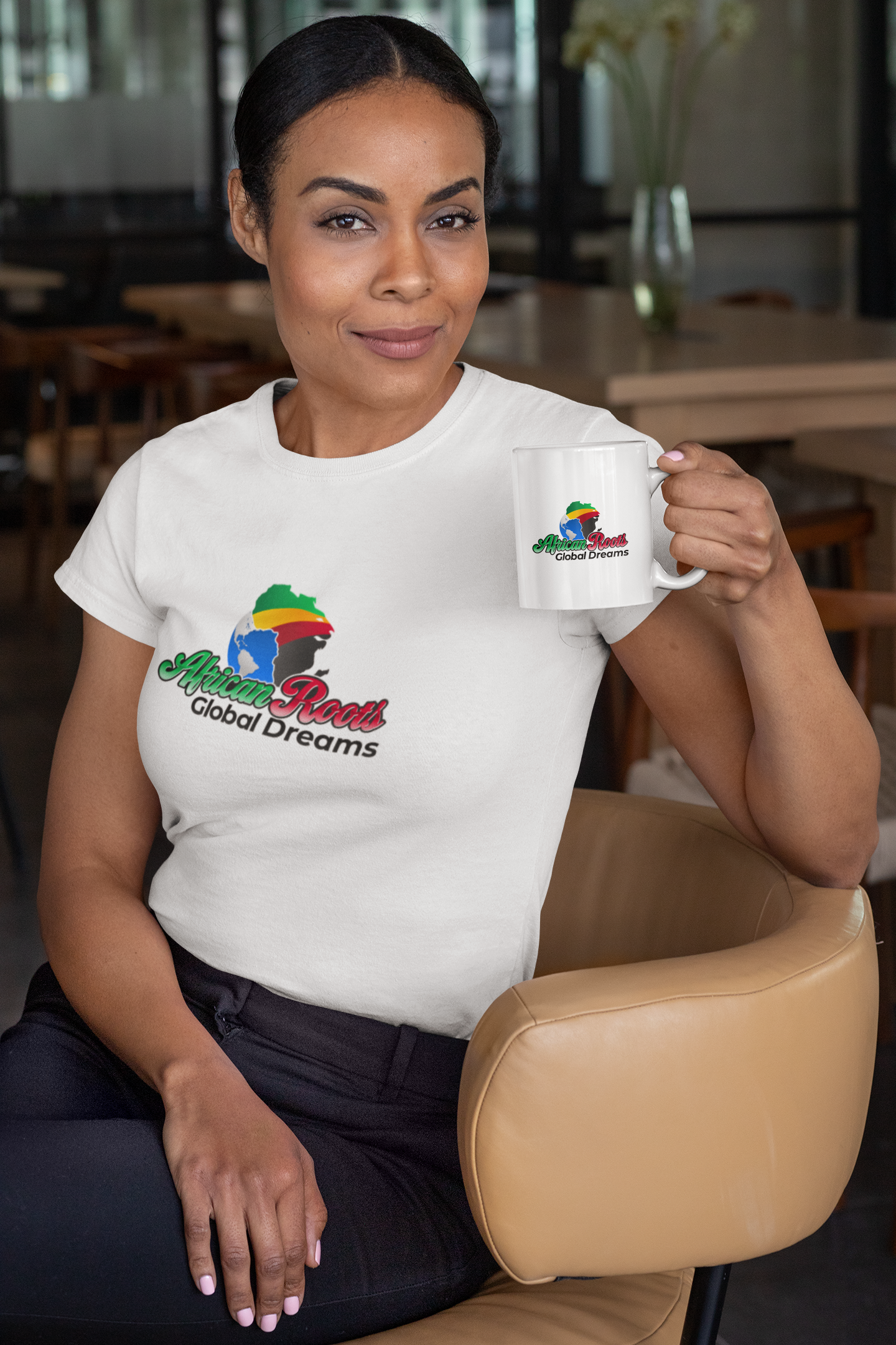 African Roots Global Dreams T-shirt